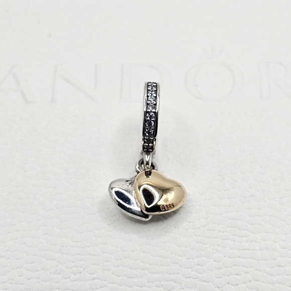 Authentic Pandora Dangle Charm With 14k Gold - Picture 3 of 9
